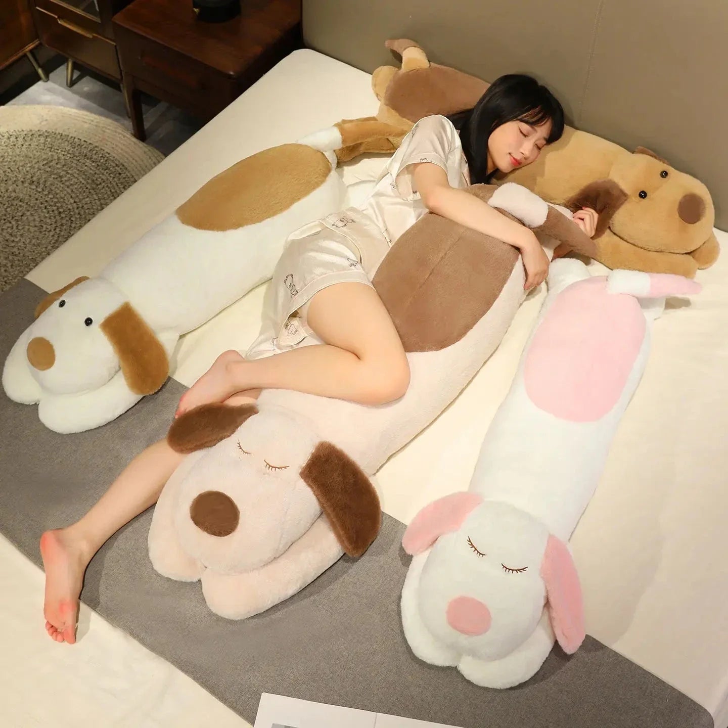Snoozie the Sleepy Puppy Hug Pillow