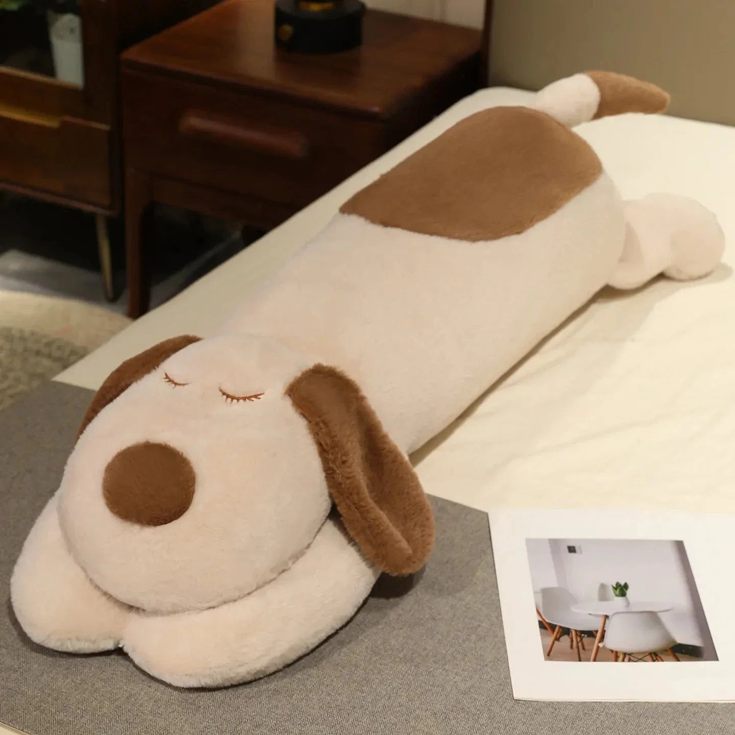 Snoozie the Sleepy Puppy Hug Pillow