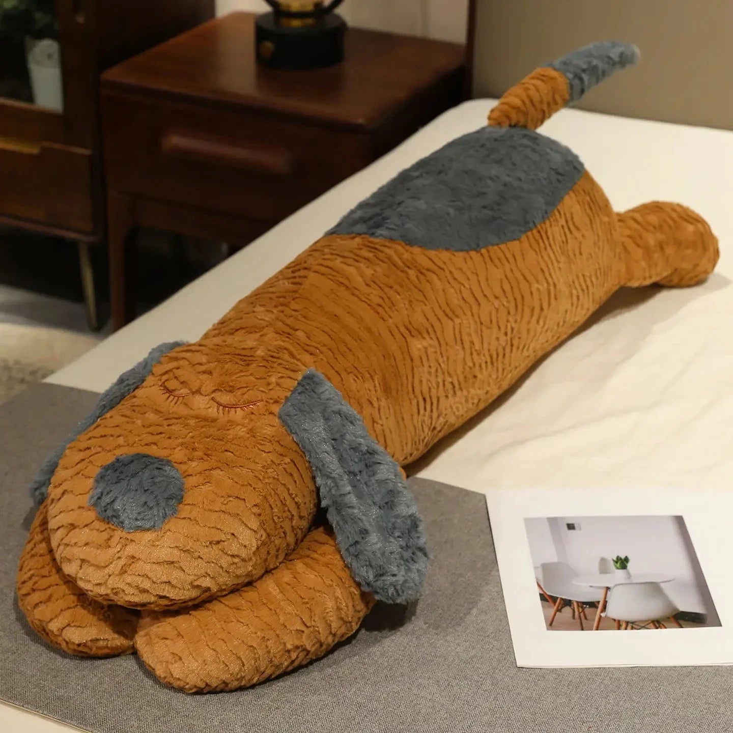Snoozie the Sleepy Puppy Hug Pillow