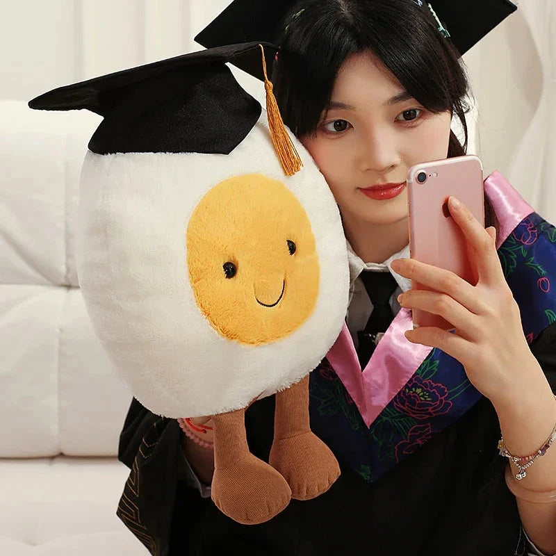 Soft Graduate Egg Plush