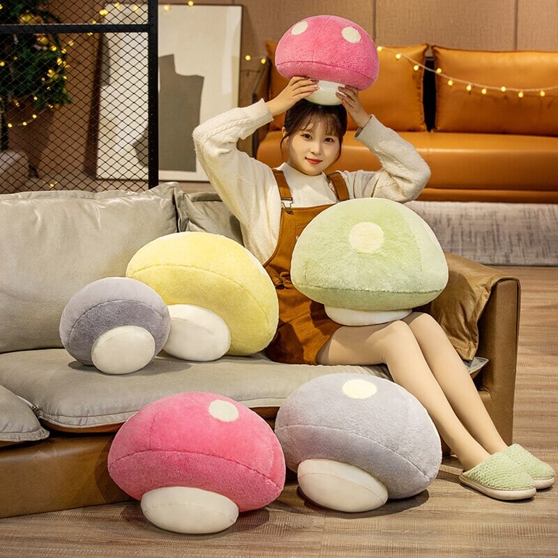 Spotted Cute Mushroom Plushies