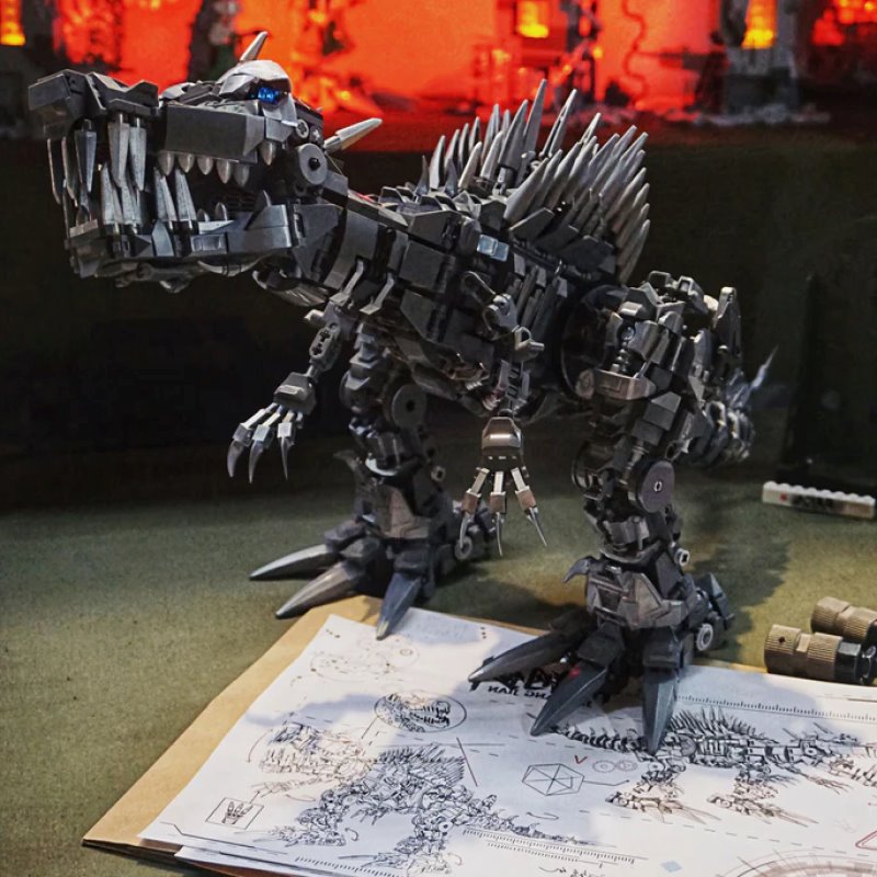 Super Mech Colossal Spinosaurus Dinosaur Building Set