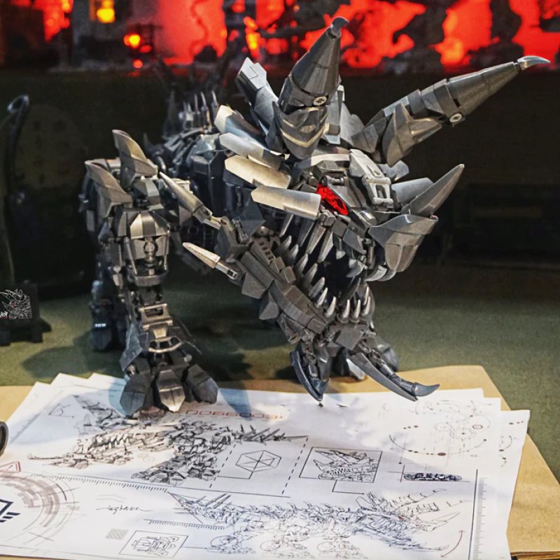 Super Mech Colossal Triceratops Dinosaur Building Set