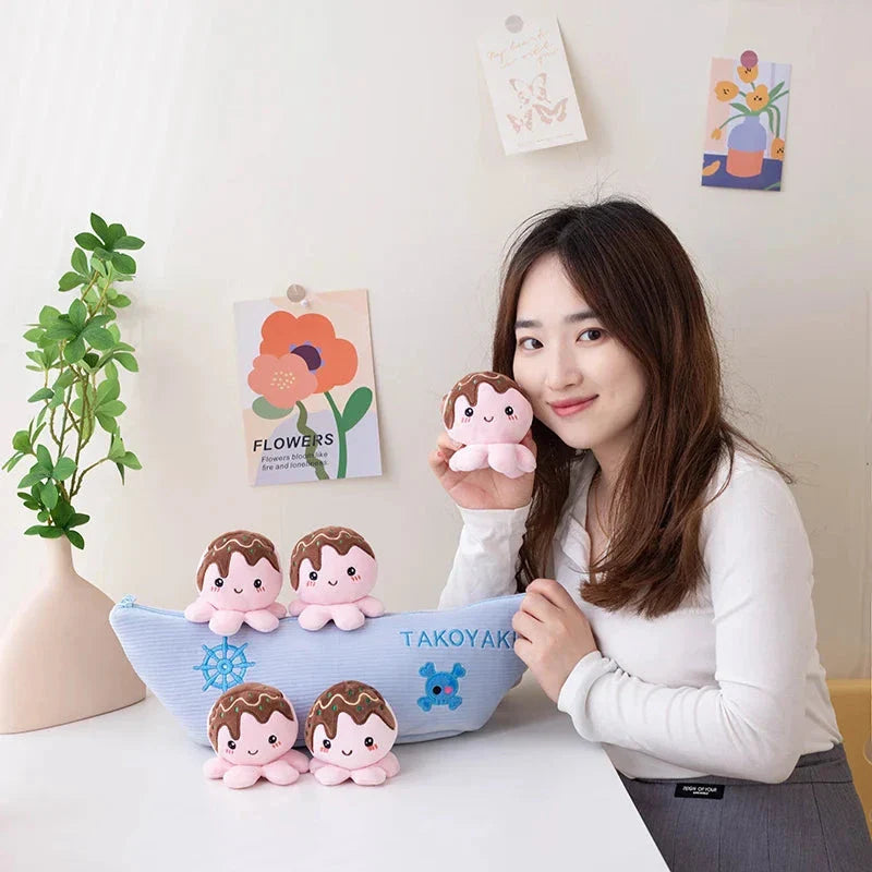 Tasty Takoyaki Balls Candy Bag Plushies