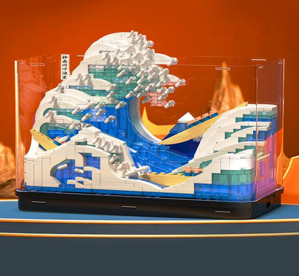 The Great Wave off Kanagawa Micro Building Sets