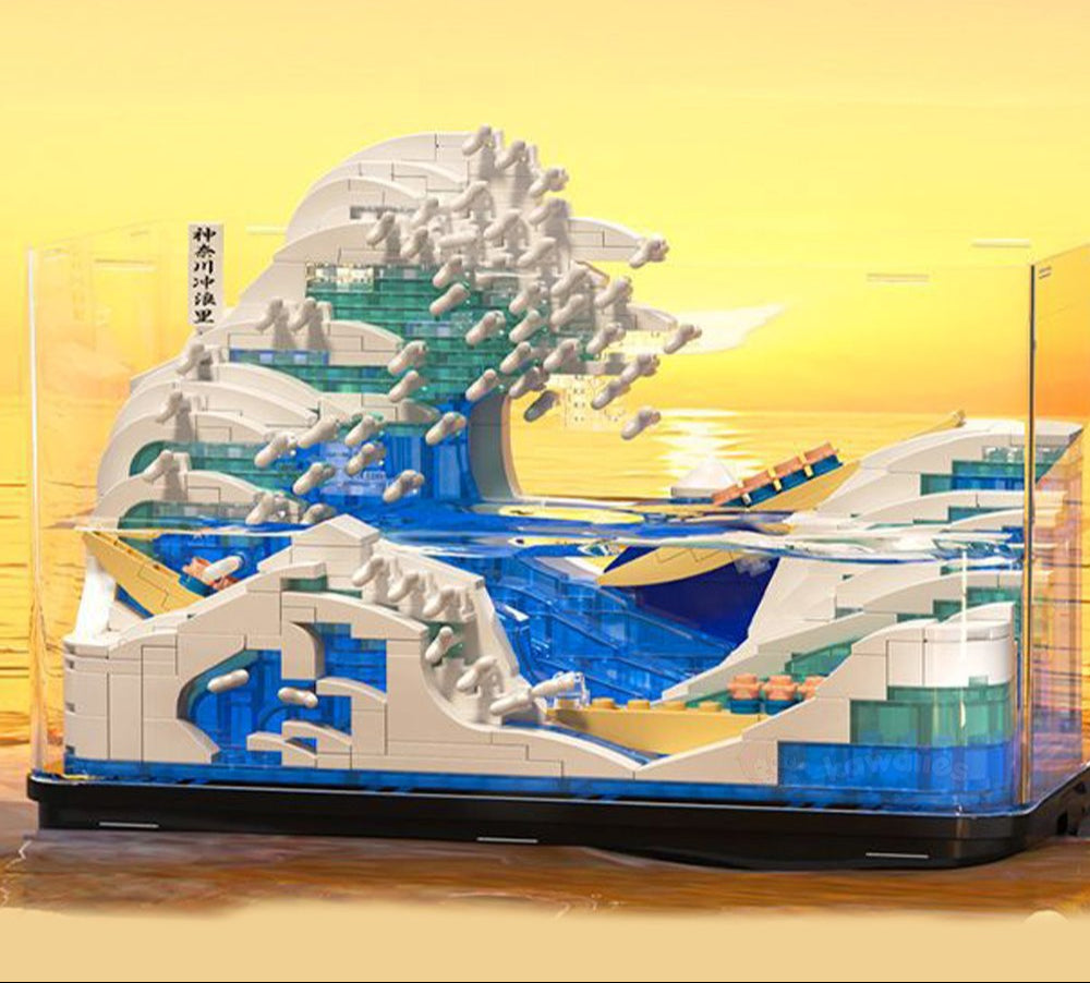 The Great Wave off Kanagawa Micro Building Sets