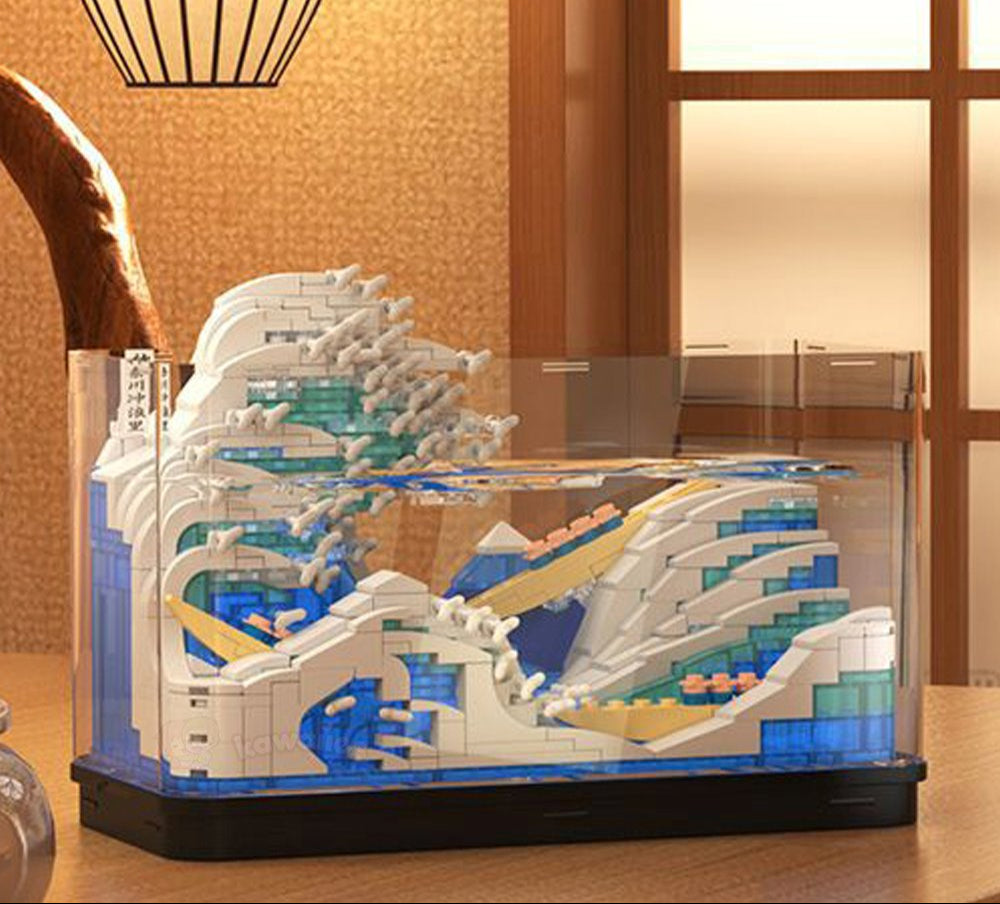 The Great Wave off Kanagawa Micro Building Sets