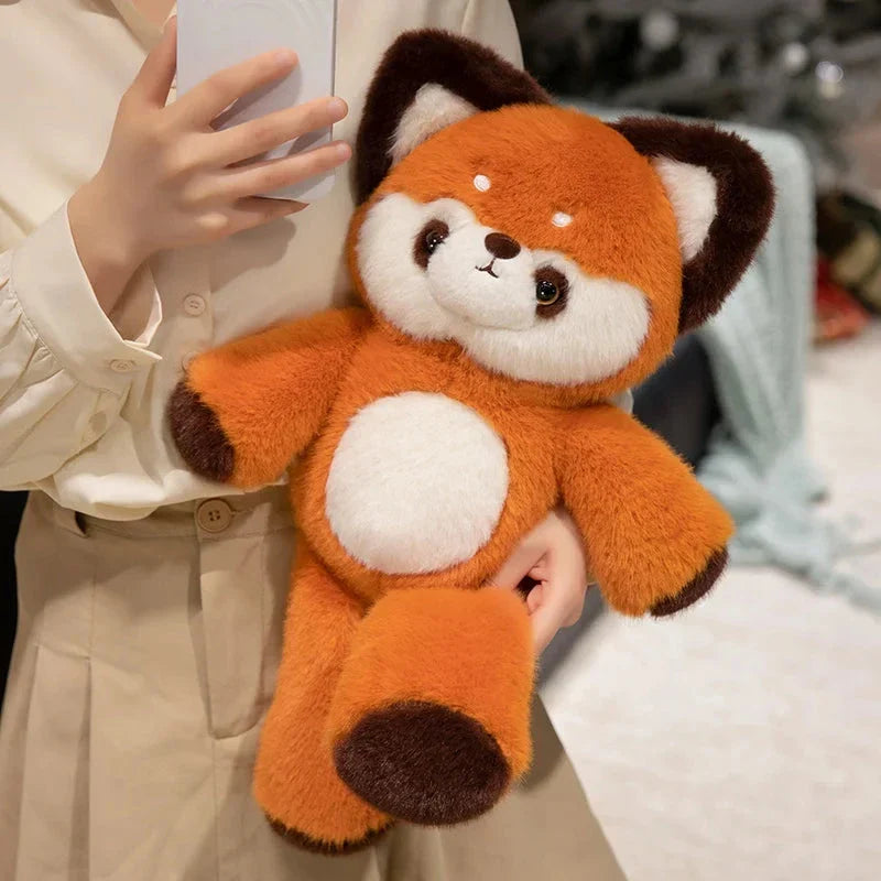 Tomo & Mikan the Cat & Red Panda Plush Buddies