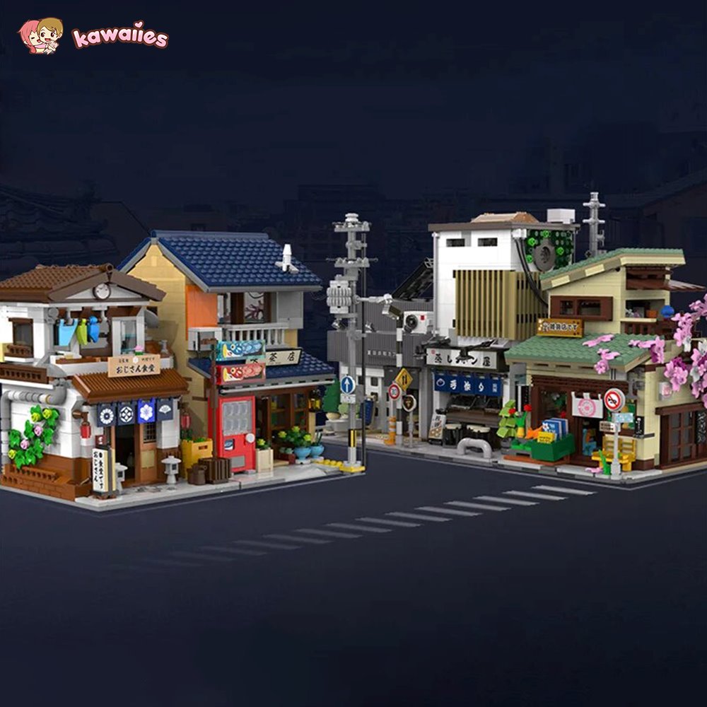 Traditional Local Japanese Restaurant LED Building Set