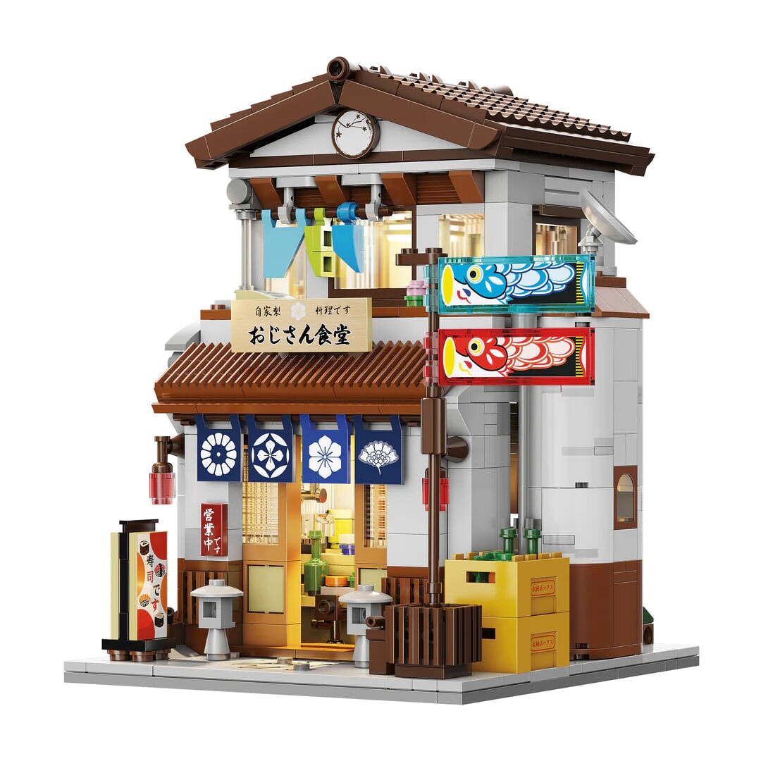 Traditional Local Japanese Restaurant LED Building Set