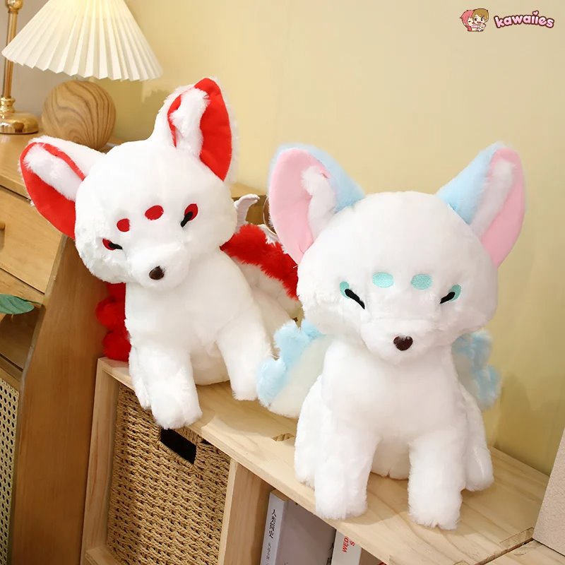 White Nine-Tailed Fox Plushies
