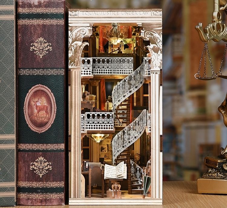 Law Library DIY Book Nook Kit