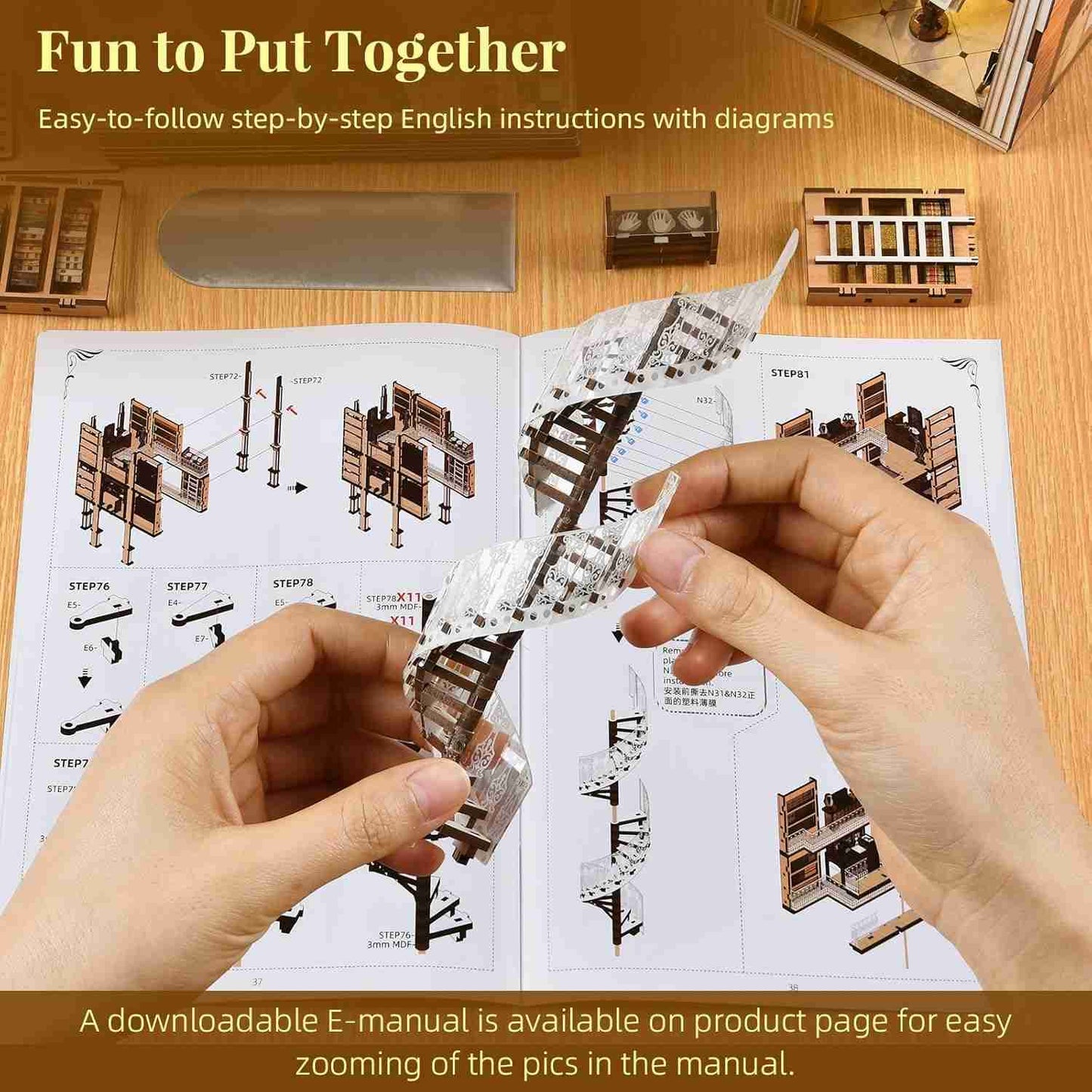 Law Library DIY Book Nook Kit