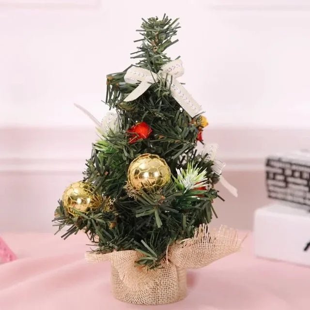 Mini Tabletop Christmas Tree Ornaments – Delightful DIY Décor for Your Table, Perfect for Holiday Celebrations and New Year’s Festivities
