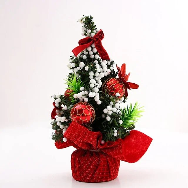 Mini Tabletop Christmas Tree Ornaments – Delightful DIY Décor for Your Table, Perfect for Holiday Celebrations and New Year’s Festivities