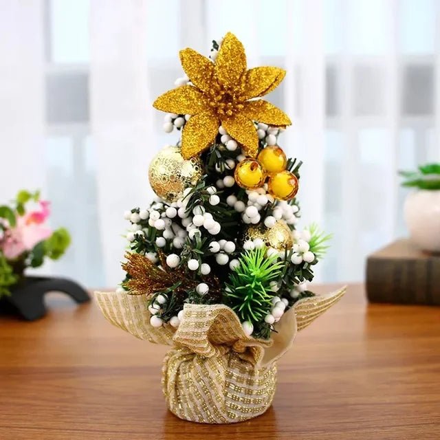 Mini Tabletop Christmas Tree Ornaments – Delightful DIY Décor for Your Table, Perfect for Holiday Celebrations and New Year’s Festivities
