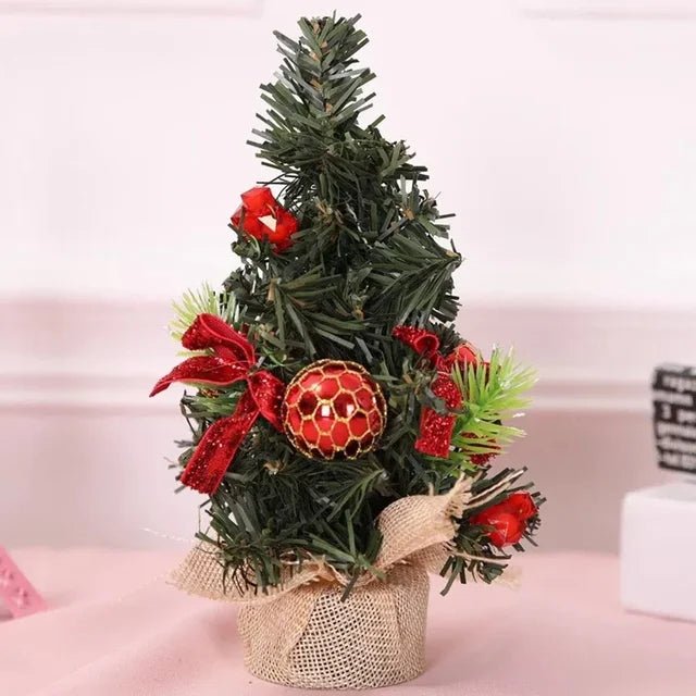 Mini Tabletop Christmas Tree Ornaments – Delightful DIY Décor for Your Table, Perfect for Holiday Celebrations and New Year’s Festivities