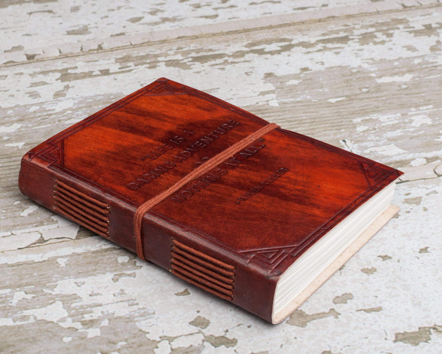 "A Daring Adventure" Handmade Leather Journal