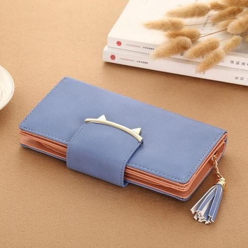 Tasseled PU Leather Wallet