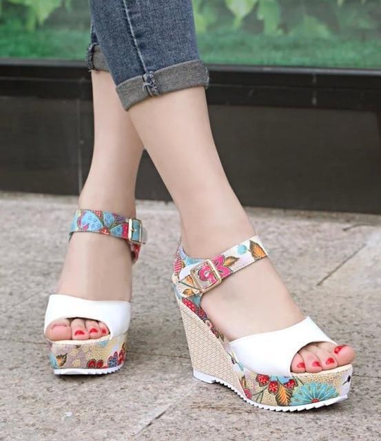Women Sandals Summer Platform Wedges Casual Shoes