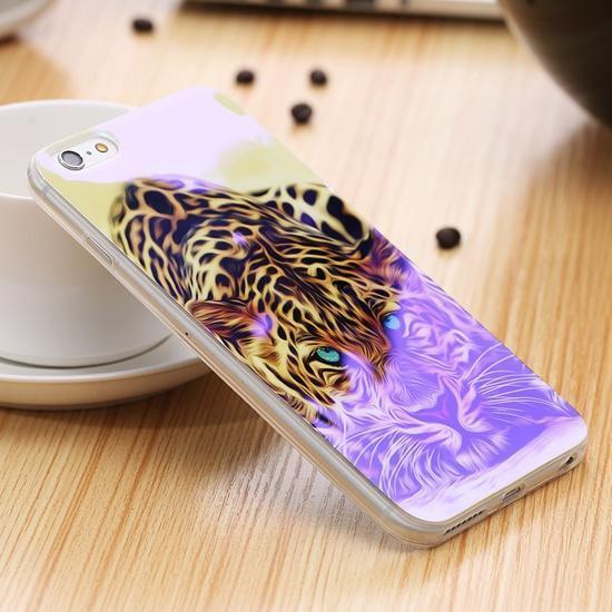 Blue Ray Light Phone Case - Modern Transparent iPhone Case