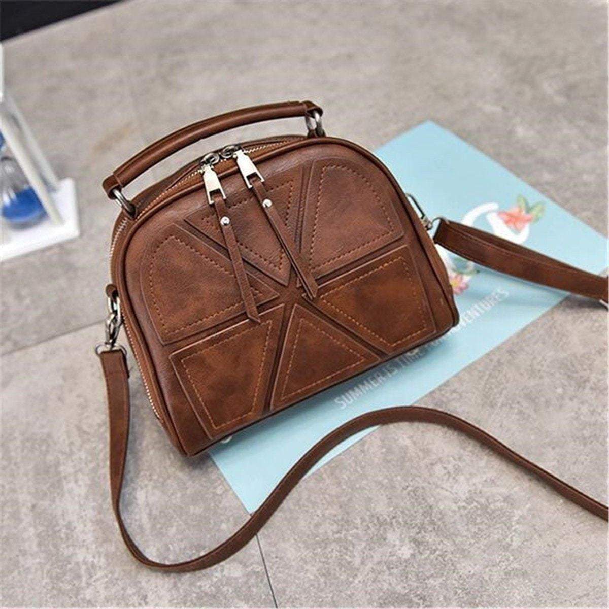 Women Fashion Leather Tote Messenger Bag