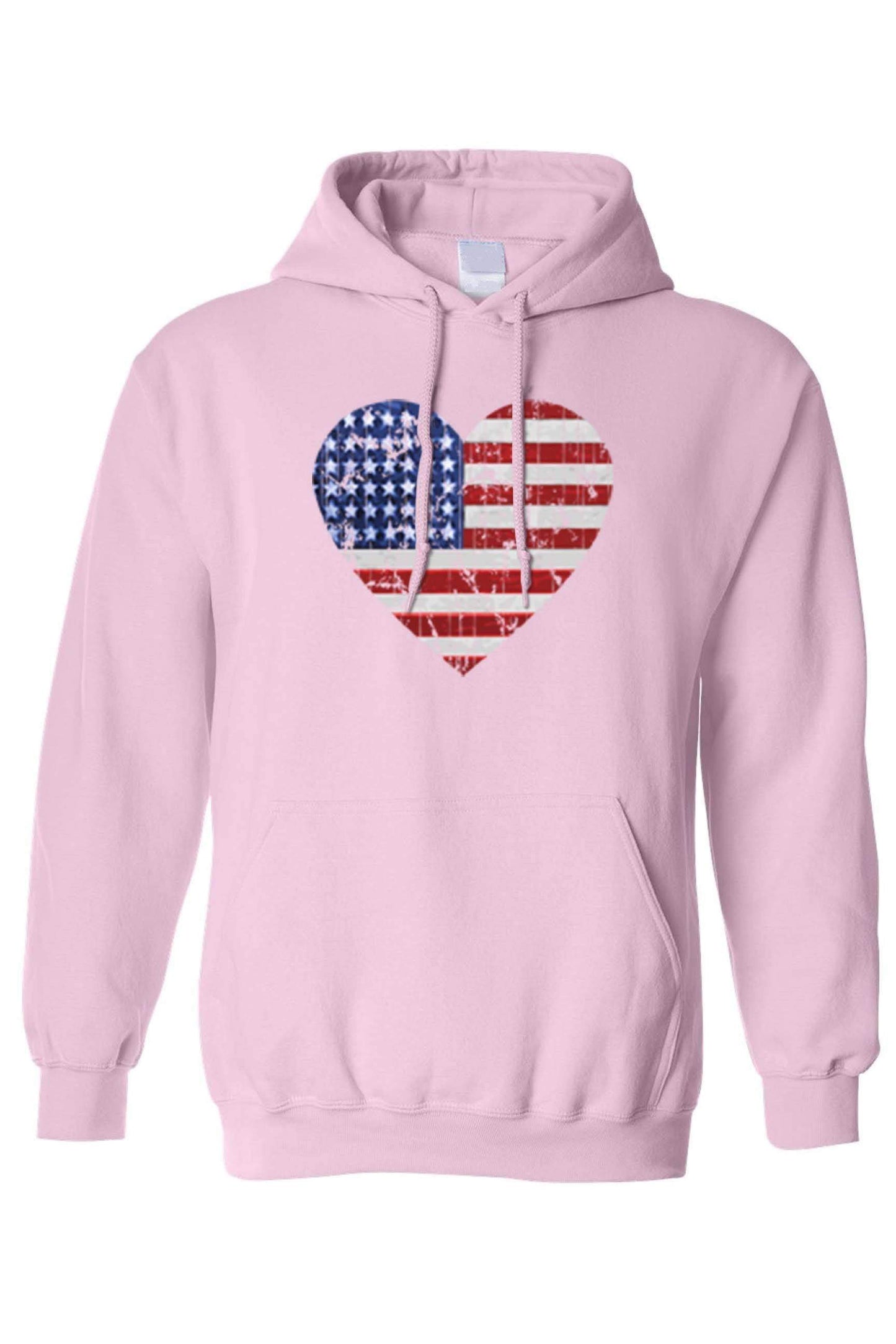 Men's/Unisex Pullover USA Flag Hoodie