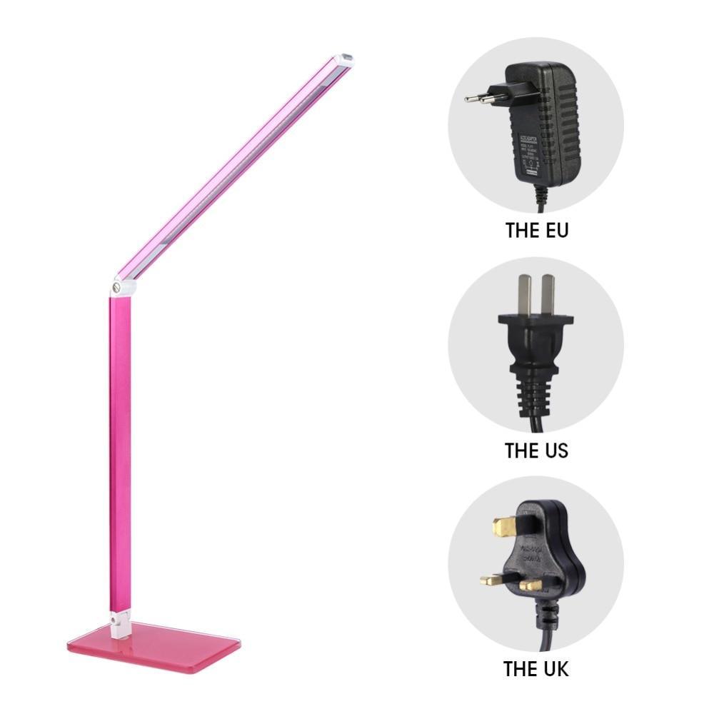 48 LED Table Desk Lamp Energy Saving Folding Rechargeable Office Table Lamp Student Reading Lamps Study Lamp Fashion Lights