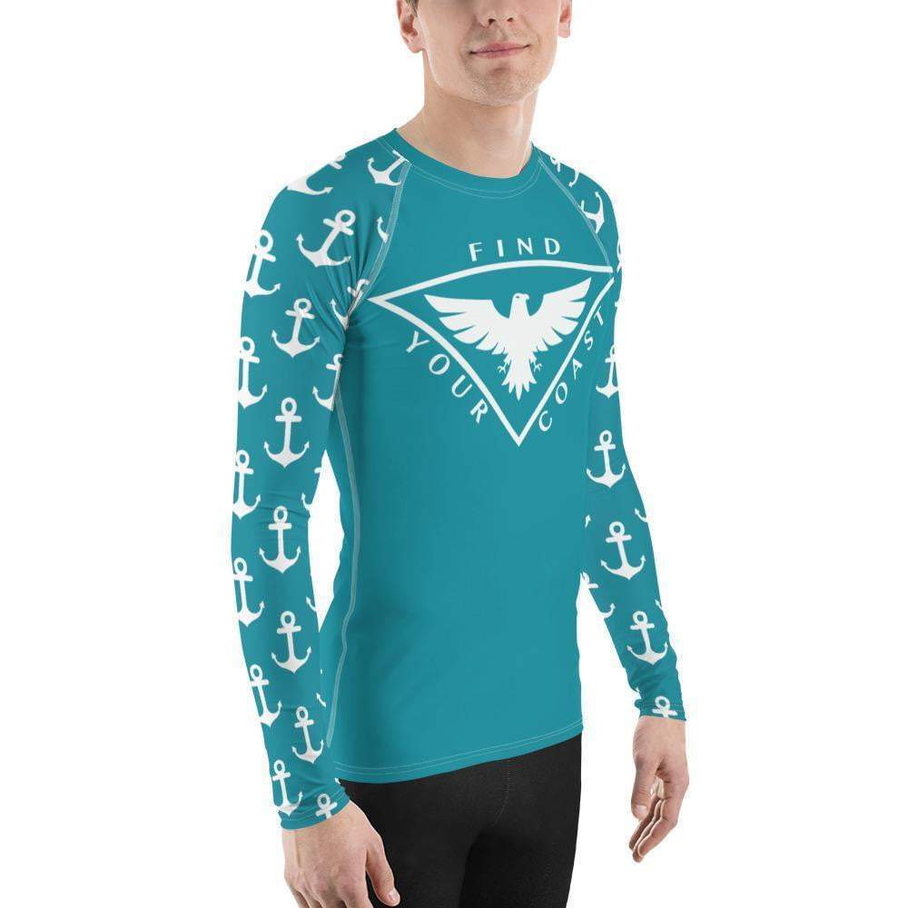 Men's Anchor Sleeve Performance Rash Guard UPF 40+