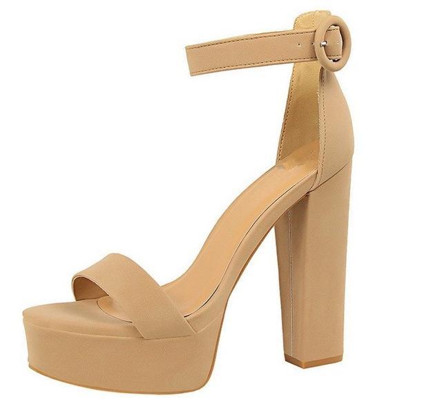 Women's Banquet sandals waterproof platform toe sandals