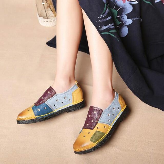 Women Moccasins Ballerina Shoes