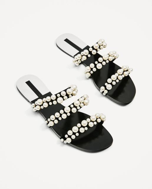 Beach Party Dresses shoes Fulgurant Pearl Sandals