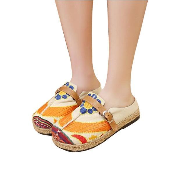 Chinese Style Traditional Women's Plus Size 36-40 Loafers