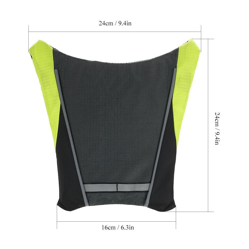 Turn Signal Cycling Reflective Safety LED Vest Cyclist Outdoor Waterproof
