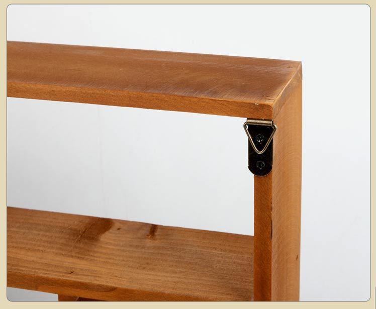 Wood Hanging Trinket Shelf