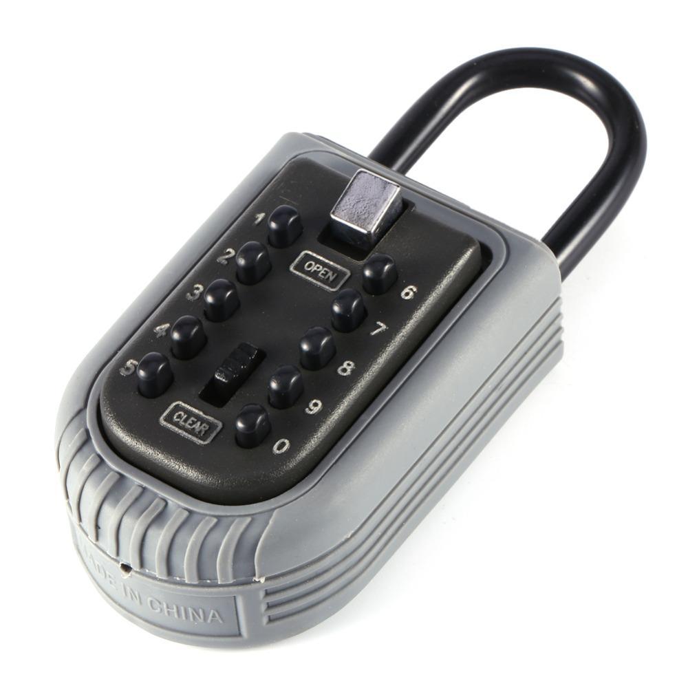 Lock Picks 10 Digit Combination Lock Safe Storage Box Combination Padlock Portable Key Safe Box Key Holder For Home Outdoor Used