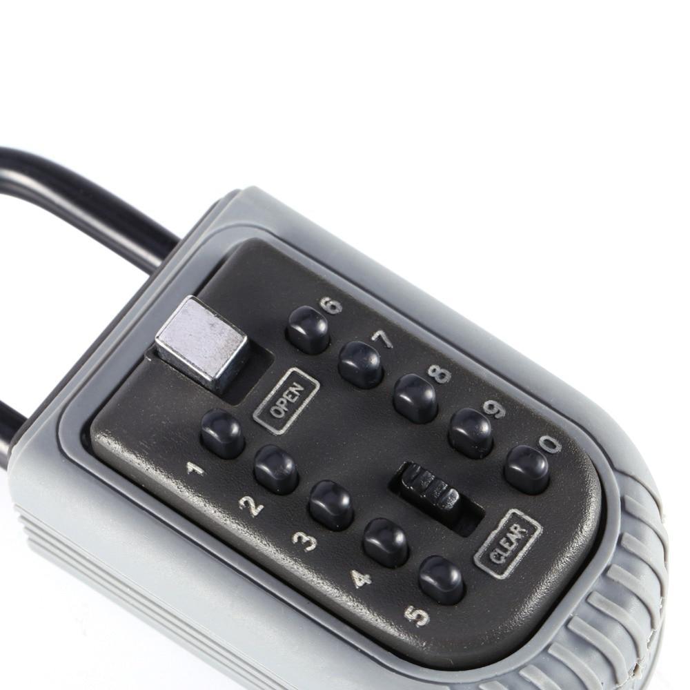 Lock Picks 10 Digit Combination Lock Safe Storage Box Combination Padlock Portable Key Safe Box Key Holder For Home Outdoor Used