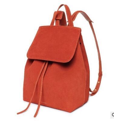 MANSURSTUDIOS women Faux suede backpack mansur lady suede backpack