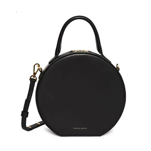 MANSURSTUDIOS women genuine leather Circle bag