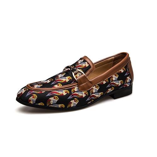 Comfortable Casual Shoes Loafers Men Shoes Quality Split Leather Shoe