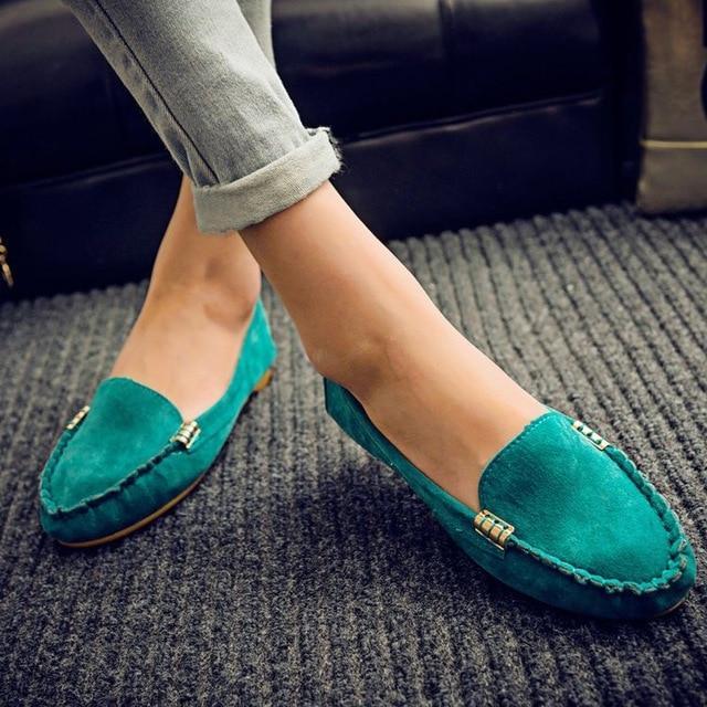 Women Flats shoes Fashion Round Toe Platform Sweet Flat Casual Comfortable Ladies Shoes
