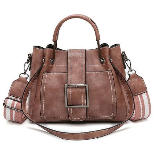 Luxury PU Leather Retro Handbag