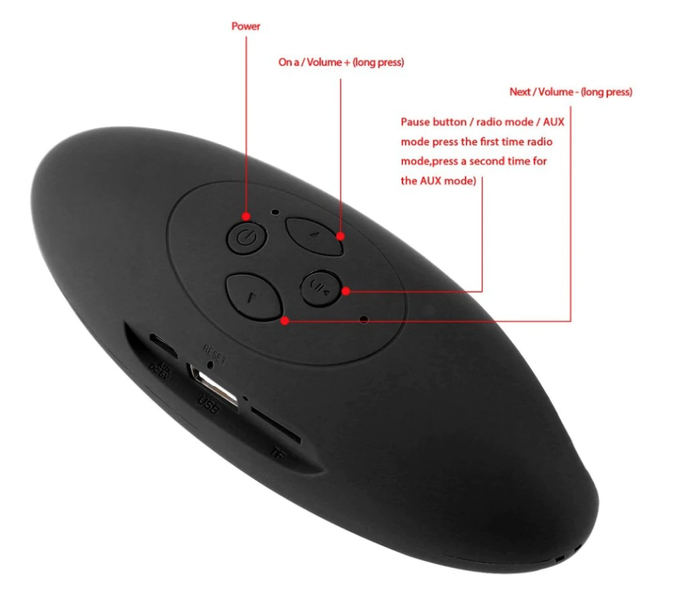 Mini-Bluetooth Wireless Super Bass Acoustic Sound System