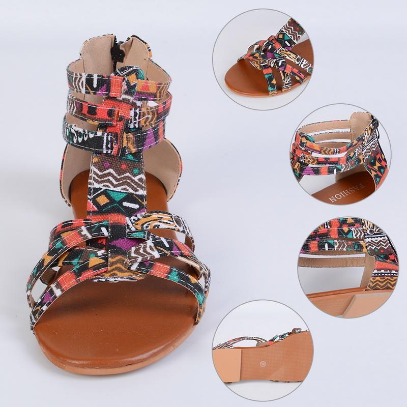 Bohemian Women Flat Shoes Roman Sandal