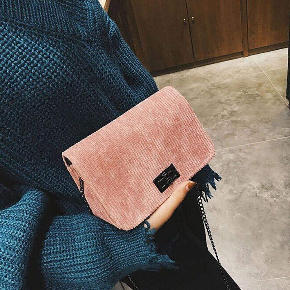 Quilted Chain Shoulder Crossbody Handbag