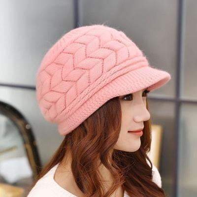 Fall Winter Beanies Knitted Rabbit Hats