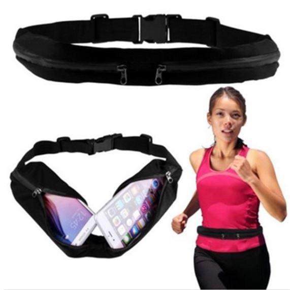 Dual Pocket Running Belt