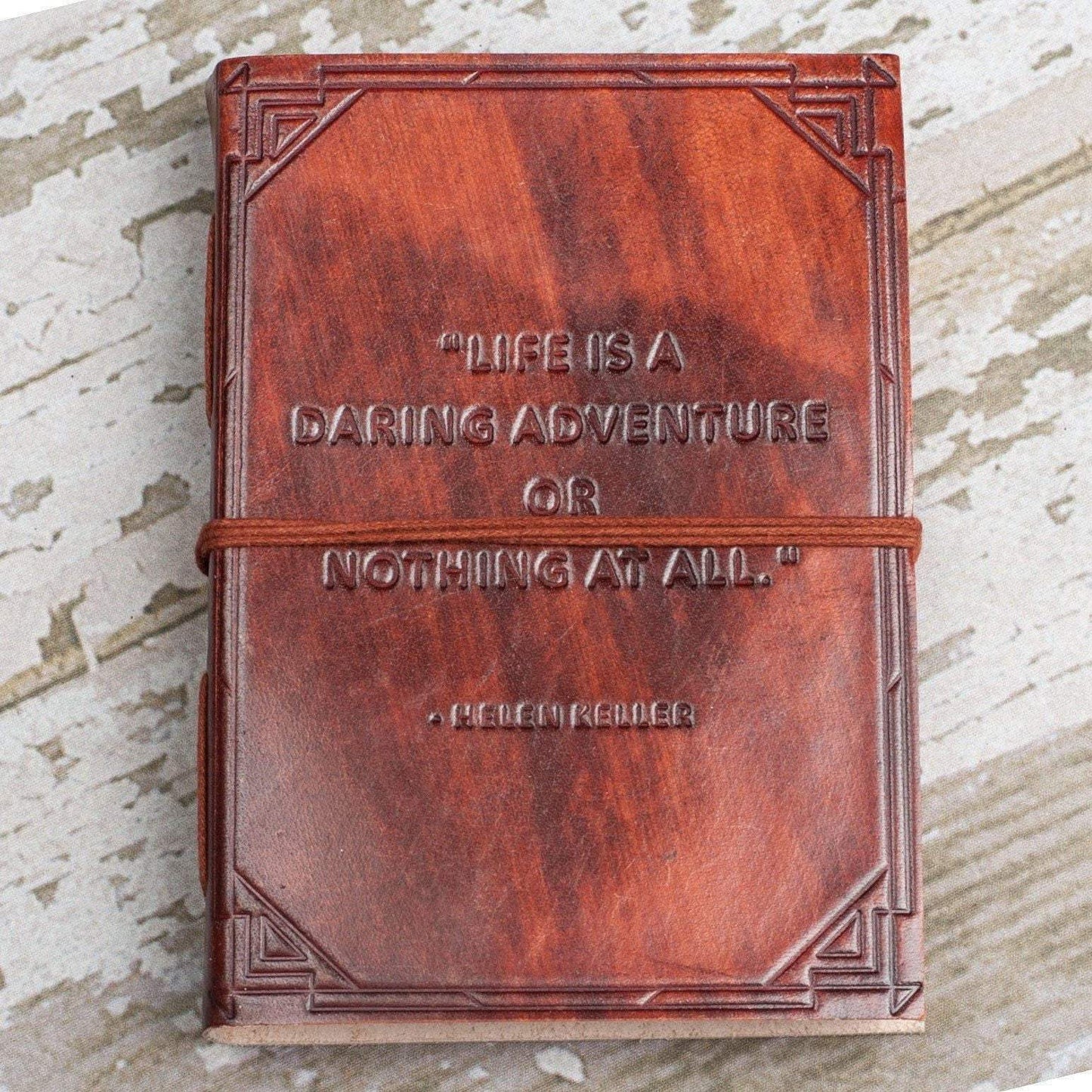 "A Daring Adventure" Handmade Leather Journal