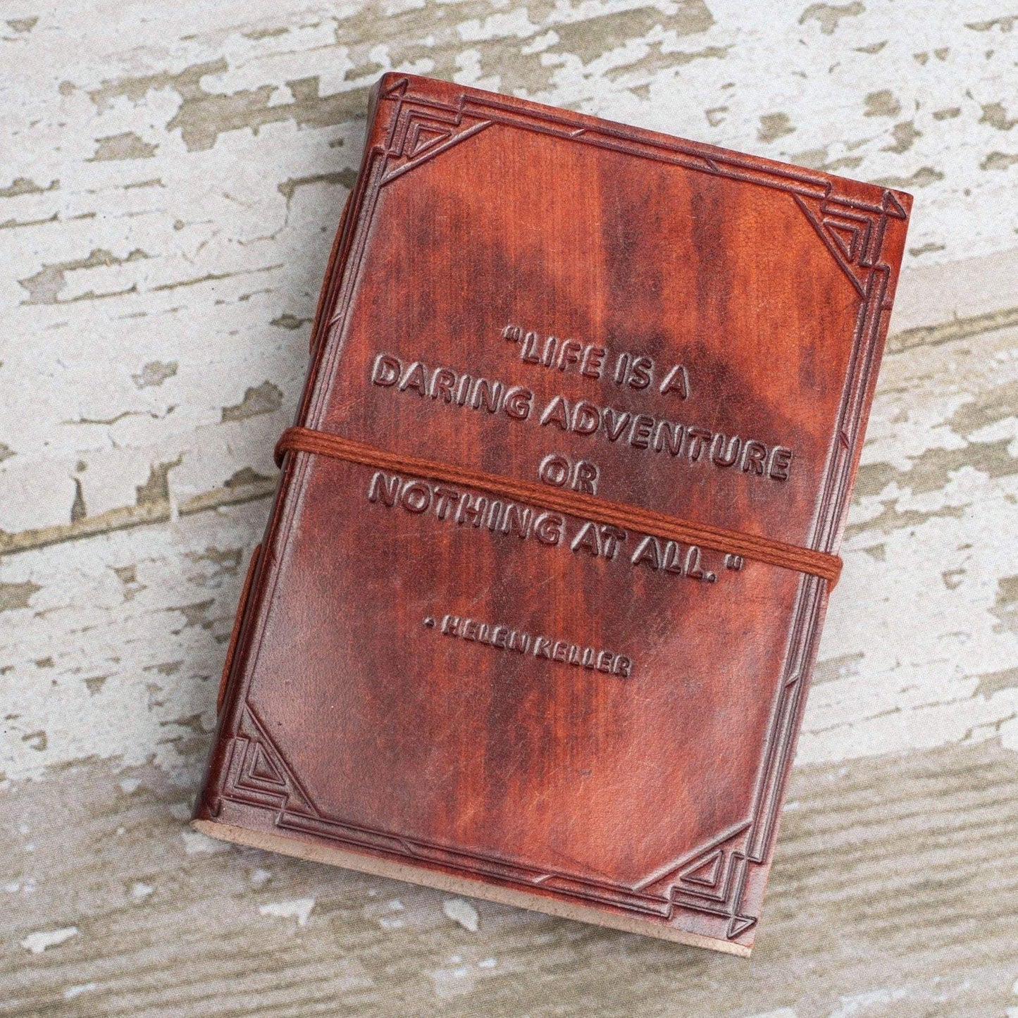 "A Daring Adventure" Handmade Leather Journal