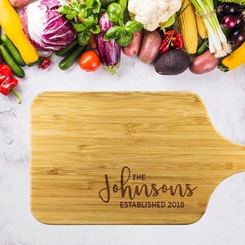 Personalized Bamboo Cutting Board